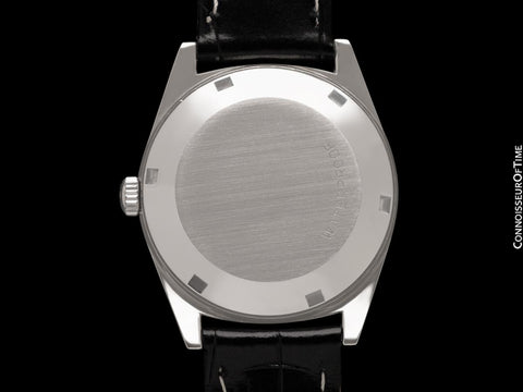 1969 Omega Geneve Vintage Mens Cal. 565 Automatic Watch with Black Dial - Stainless Steel