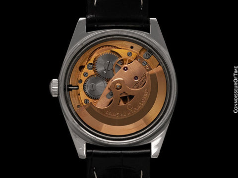 1969 Omega Geneve Vintage Mens Cal. 565 Automatic Watch with Black Dial - Stainless Steel