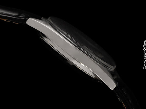 1969 Omega Geneve Vintage Mens Cal. 565 Automatic Watch with Black Dial - Stainless Steel