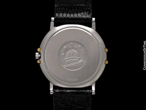 Omega Constellation Manhattan Mens 35mm Watch, Quartz, Date - Brushed Stainless Steel & 18K Gold