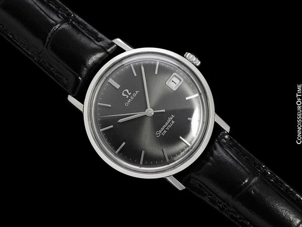 1967 Omega Seamaster Vintage Mens Handwound Watch with Date - Stainless Steel