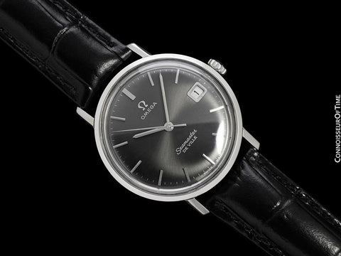 1967 Omega Seamaster Vintage Mens Handwound Watch with Date - Stainless Steel