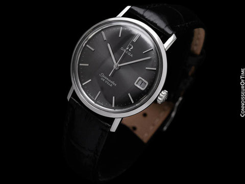 1967 Omega Seamaster Vintage Mens Handwound Watch with Date - Stainless Steel