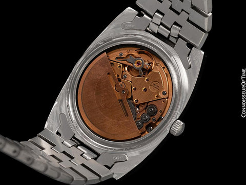 1975 Omega Geneve Vintage Retro Automatic Day Date Mens Dial Watch - Stainless Steel