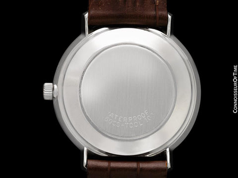 1968 Omega De Ville Vintage Mens Cal. 565 Automatic Shiraz Wine Dial Watch - Stainless Steel