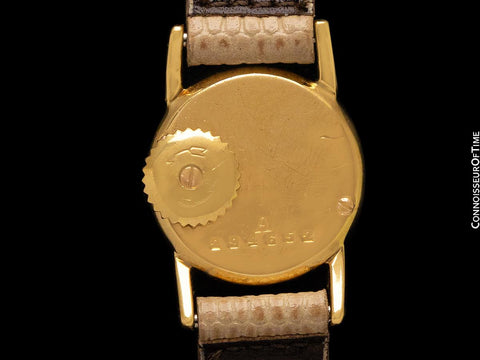 1950's Jaeger-LeCoultre Vintage Ladies Backwind Watch - 18K Gold