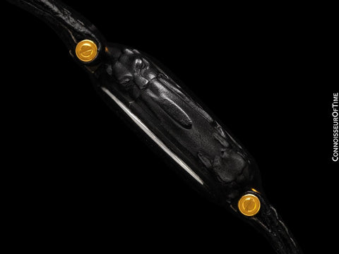 Carrera y Carrera Ladies Leopard Watch with Boxes - 18K Gold & Sculptured Titanium