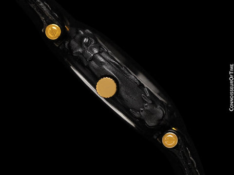 Carrera y Carrera Ladies Leopard Watch with Boxes - 18K Gold & Sculptured Titanium