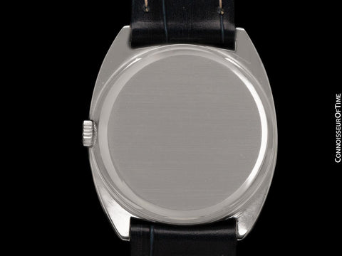 1973 Omega De Ville Vintage Mens Automatic Smoked Sapphire Watch - Stainless Steel