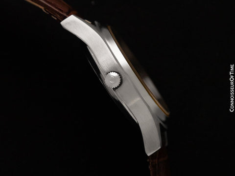 1971 Omega Seamaster Cosmic 2000 Vintage Retro Mens Dive Watch with Bordeaux Wine Dial - Stainless Steel
