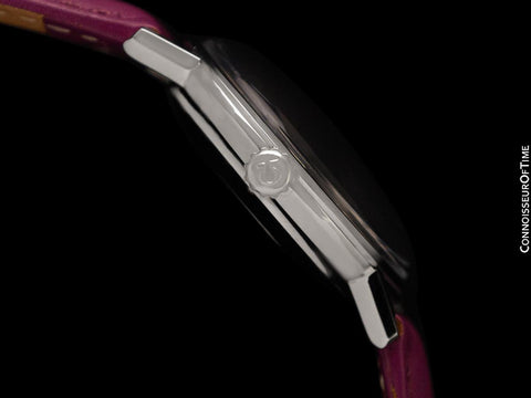 1961 Omega Seamaster Mens Vintage Cal. 562 Watch with Mulberry Amethyst Dial - Stainless Steel