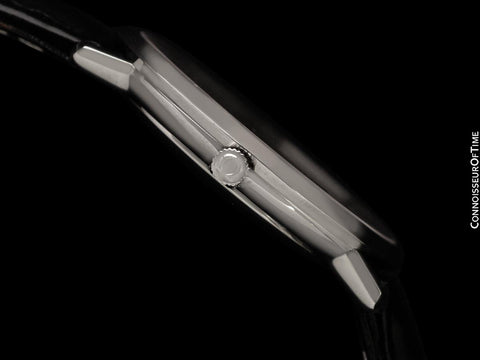 1973 Omega Vintage De Ville Mens Full Size Automatic Watch with Black Dial - Stainless Steel