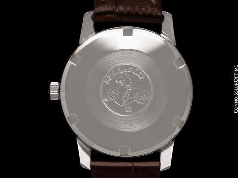 1961 Omega Seamaster Mens "Jumbo" Vintage Automatic Bordeaux Wine Dial Watch - Stainless Steel