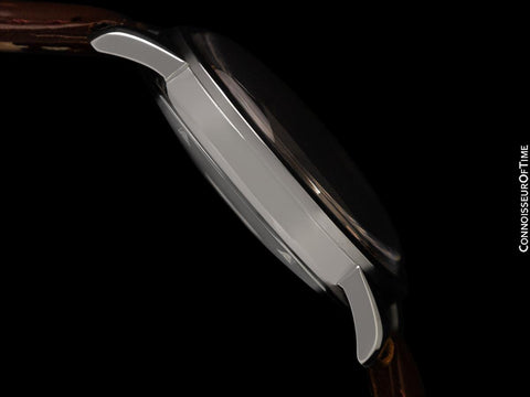 1961 Omega Seamaster Mens "Jumbo" Vintage Automatic Bordeaux Wine Dial Watch - Stainless Steel