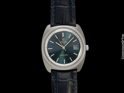 1972 Omega Seamaster X-Large Vintage Retro Mens Cal. 565 Dive Watch, Date - Stainless Steel