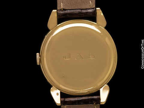1940's Movado Vintage Triple Calendar Mens 14K Gold Watch - The Calendograph