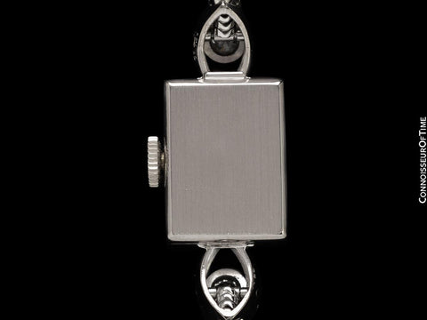 1960's Rolex Ladies Vintage Cocktail Watch - 18K White Gold & Diamonds