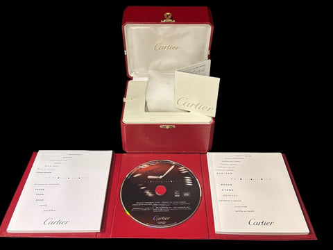 Cartier Roadster Ladies Christmas Limited Edition MOP Pink Dial Ref. W6206006 Watch - Stainless Steel