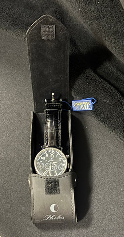 Personally Owned & Worn By Don McLean with Two COAs - Phobos Germany Pilots Triple Date Watch