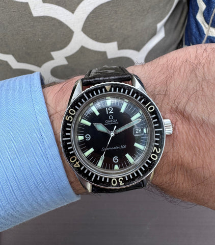 1968 Omega Seamaster 300 Vintage Mens Stainless Steel Divers Watch - Ref. 166.024