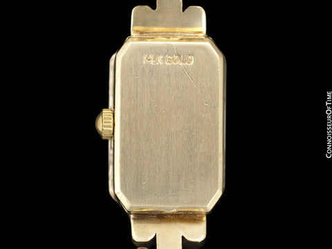 Bueche-Girod 14K Gold & Diamond Swiss Luxury Ladies Watch Bracelet Watch