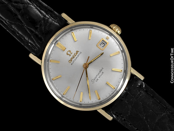 1960's Omega Seamaster "Kleerback" Very Rare Vintage Mens Cal. 560 14K Gold Filled Watch - Salesman's Demo Piece