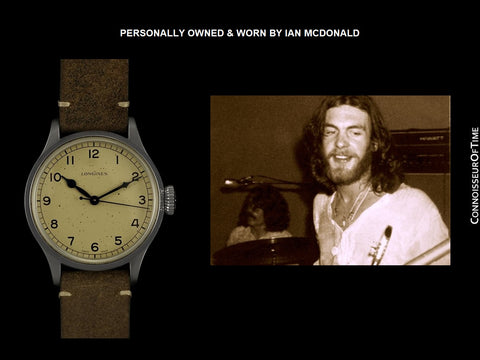 Longines Heritage Military Watch - Personally Owned & Worn By Ian McDonald with COA