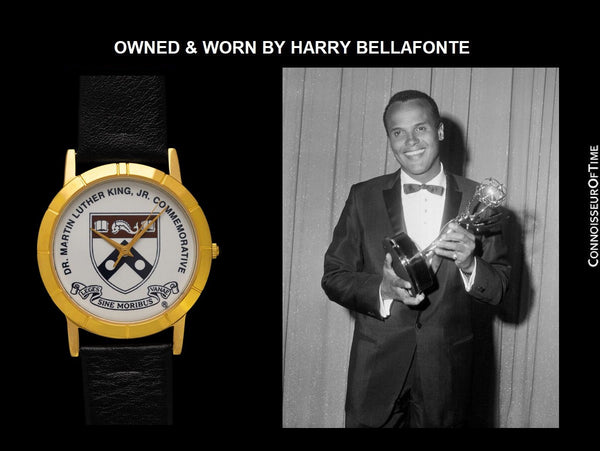 Martin Luther King, Jr. Commemorative Watch - Owned & Worn By MLK's Friend Harry Bellafonte with COA