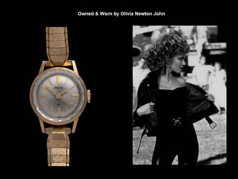 1970's Enicar Ladies Vintage Gold Plated Watch - Owned & Worn By Olivia Newton-John