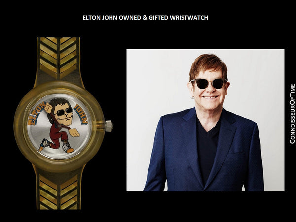 Elton John Owned & Gifted Wristwatch - 1970's Private Issue Swiss Watch