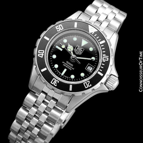 Heuer (Tag Heuer) Vintage Ladies "Bo Derek" Submariner Divers Watch with Bracelet - Stainless Steel