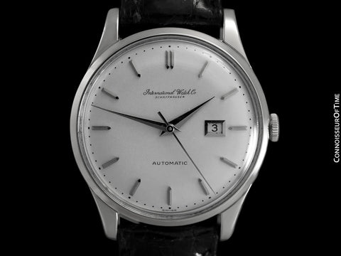 1962 IWC Vintage Mens Watch, Cal. 8531 Automatic with Date - Stainless Steel