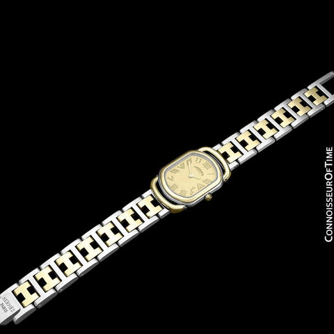 Hermes Rallye Ladies Bracelet Watch - 18K Gold Plated and Stainless Steel