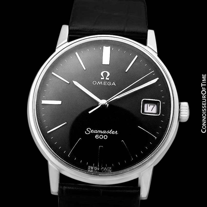 1966 Omega Seamaster 600 Vintage Mens Handwound Watch Stainless