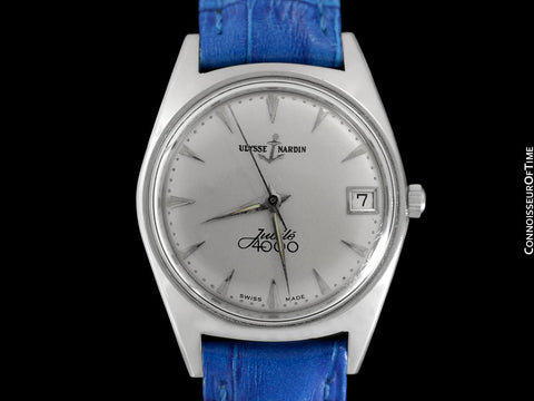 1960's Ulysse Nardin Vintage Mens Jubile 4000 Automatic Watch - Stainless Steel