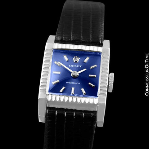 1974 Rolex Precision Pre-Cellini Vintage Ladies Watch, Ref. 9356 - 18K White Gold