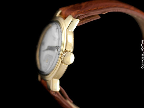 1930's Patek Philippe Vintage Art Deco Mens Small Midsize Handwound Watch - 18K Gold