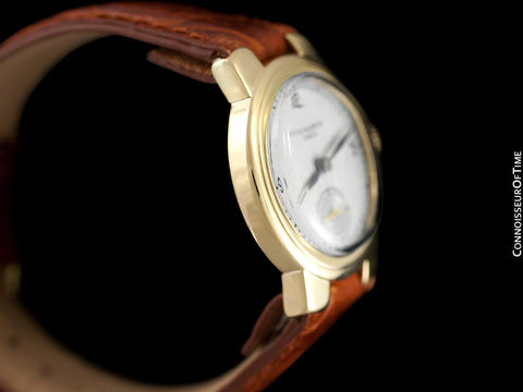 1930's Patek Philippe Vintage Art Deco Mens Small Midsize Handwound Watch - 18K Gold