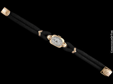 1940's Rolex Precision Vintage Pre-Cellini Ladies Watch, Ref. 5637 - 14K Gold