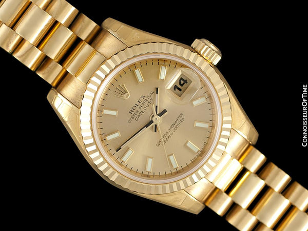 Rolex President Datejust Ladies 18K Gold 179178 Watch, $23,850 - Brand New & Unworn