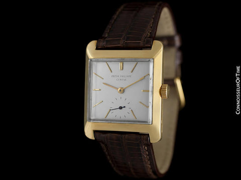 1950's Patek Philippe Vintage Mens Handwound Watch, Ref. 2488 - 18K Gold