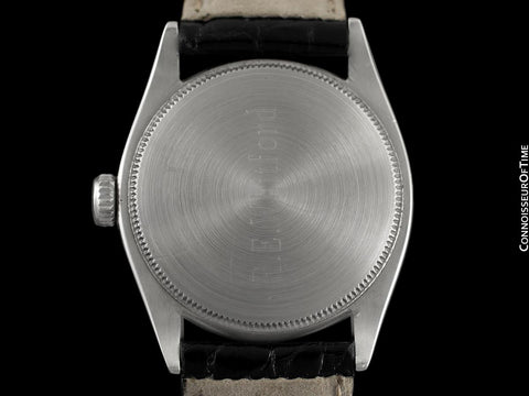 1953 Rolex Mens Vintage Oyster Precision Watch, Stainless Steel - Classic & Rare Design