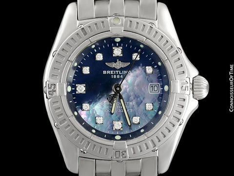 Breitling Windrider Callistino Ladies Watch with MOP & Diamond Dial - A72345