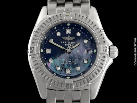 Breitling Windrider Callistino Ladies Watch with MOP & Diamond Dial - A72345