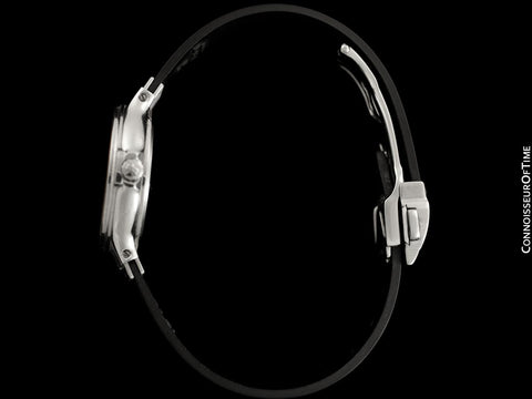 Hublot MDM Ladies Rubber Bracelet Wine Dial Watch - Stainless Steel