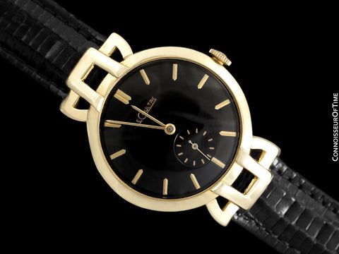 1951 Jaeger-LeCoultre Vintage Mens Watch, Extremely Rare Model, 18K Gold - The Hale