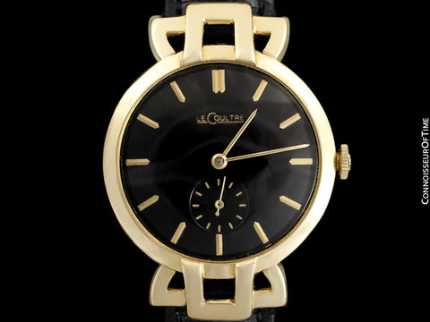 1951 Jaeger-LeCoultre Vintage Mens Watch, Extremely Rare Model, 18K Gold - The Hale