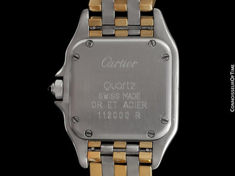Cartier Panthere Ladies Two-Tone Watch - Stainless Steel, 18K Gold & Diamonds