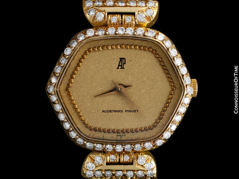 Audemars Piguet Rare & Exquisite Ladies Bracelet Watch - 18K Gold & Diamonds