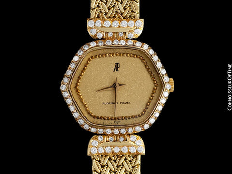 Audemars Piguet Rare & Exquisite Ladies Bracelet Watch - 18K Gold & Diamonds
